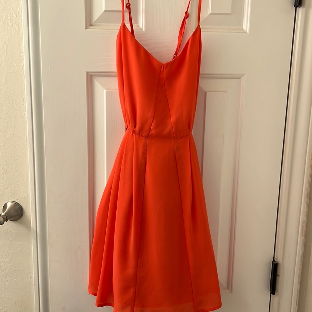 Jack orange mini dress size 0